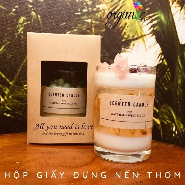 HỘP GIẤY ĐỰNG NẾN THƠM