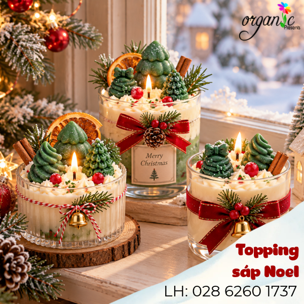 TOPPING SÁP TRANG TRÍ NẾN THƠM (CÂY THÔNG - TPS19)