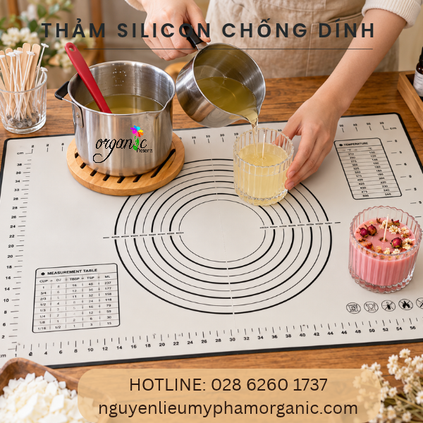 THẢM SILICON CHỐNG DÍNH LÀM NẾN THƠM (TS01)