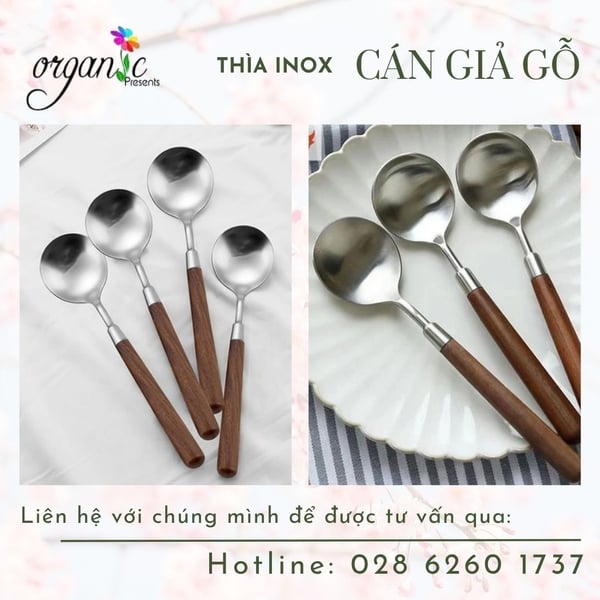 THÌA INOX CÁN DÀI DÙNG TẠO HÌNH HOA NẾN NGHỆ THUẬT