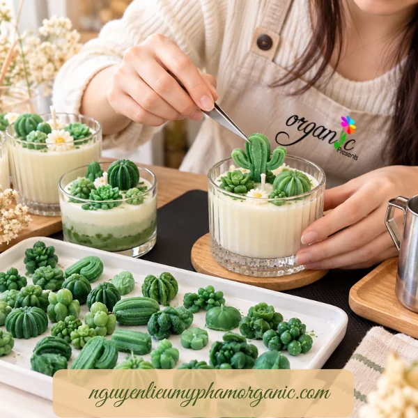 TOPPING SÁP TRANG TRÍ NẾN THƠM (XƯƠNG RỒNG XANH - TPS16)