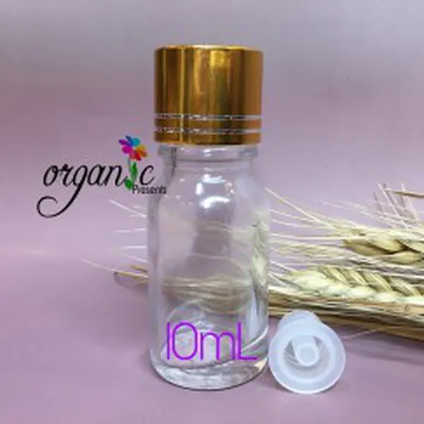 CHAI TINH DẦU NẮP VẶN 10ML (TRONG NẮP VÀNG)
