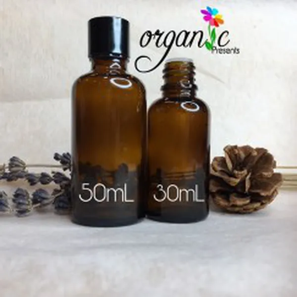 CHAI TINH DẦU NẮP VẶN 50ML (NÂU NẮP ĐEN)