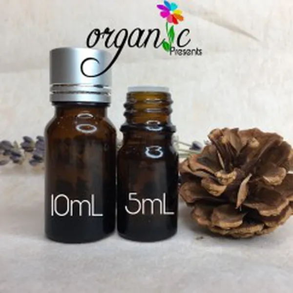 CHAI TINH DẦU NẮP VẶN 5ML (NÂU NẮP BẠC)