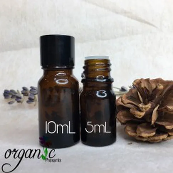 CHAI TINH DẦU NẮP VẶN 5ML (NÂU NẮP ĐEN)
