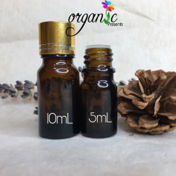CHAI TINH DẦU NẮP VẶN 5ML (NÂU NẮP VÀNG)