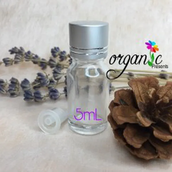 CHAI TINH DẦU NẮP VẶN 5ML (TRONG NẮP BẠC)