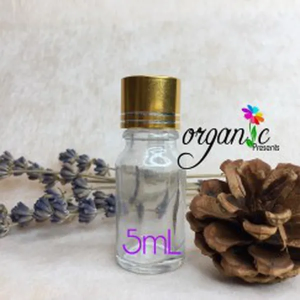 CHAI TINH DẦU NẮP VẶN 5ML (TRONG NẮP VÀNG)