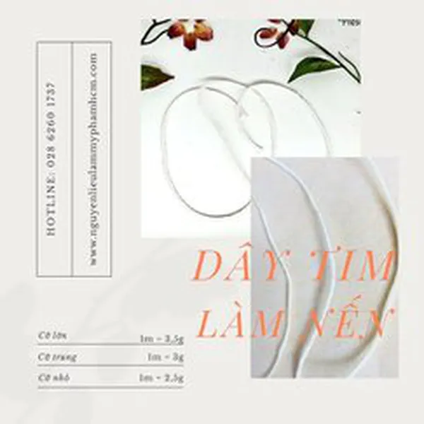 DÂY TIM LÀM NẾN THƠM (CỠ NHỎ)