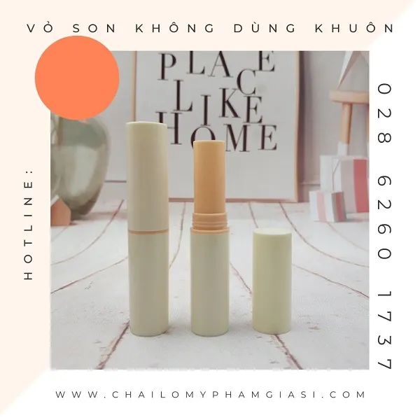 VỎ SON HANDMADE (CAO CAM NẮP ĐỤC)