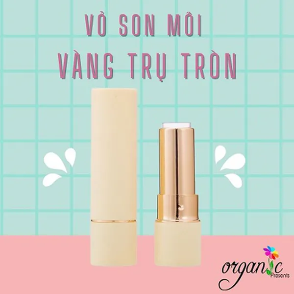 VỎ SON HANDMADE (VÀNG TRỤ TRÒN)