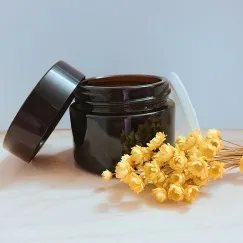 HŨ KEM DƯỠNG THỦY TINH NÂU 50G