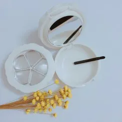 KHAY SON HOA 5 LỖ (TRẮNG)