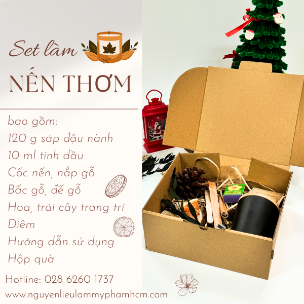 BỘ KIT LÀM NẾN THƠM