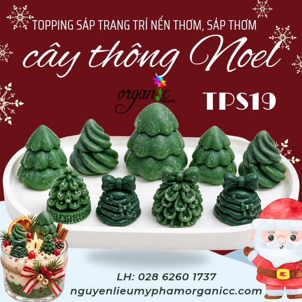 TOPPING SÁP TRANG TRÍ NẾN THƠM (CÂY THÔNG - TPS19)