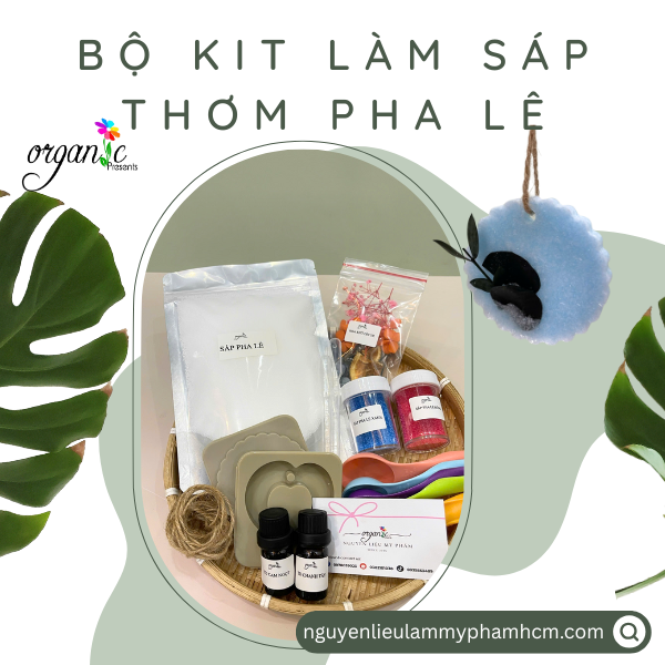 [DIY] BỘ KIT LÀM SÁP THƠM PHA LÊ - DECOR, ƯỚP HƯƠNG QUẦN ÁO
