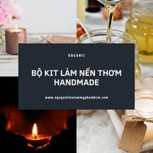 BỘ KIT LÀM NẾN THƠM (HŨ THỦY TINH)