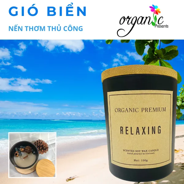 NẾN THƠM THỦ CÔNG - MÙI HƯƠNG RELAXING GIÓ BIỂN