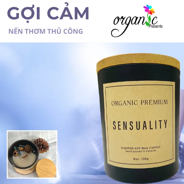 NẾN THƠM THỦ CÔNG - MÙI HƯƠNG SENSUALITY GỢI CẢM