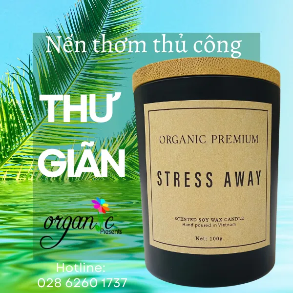 NẾN THƠM THỦ CÔNG - MÙI HƯƠNG STRESS AWAY THƯ GIÃN