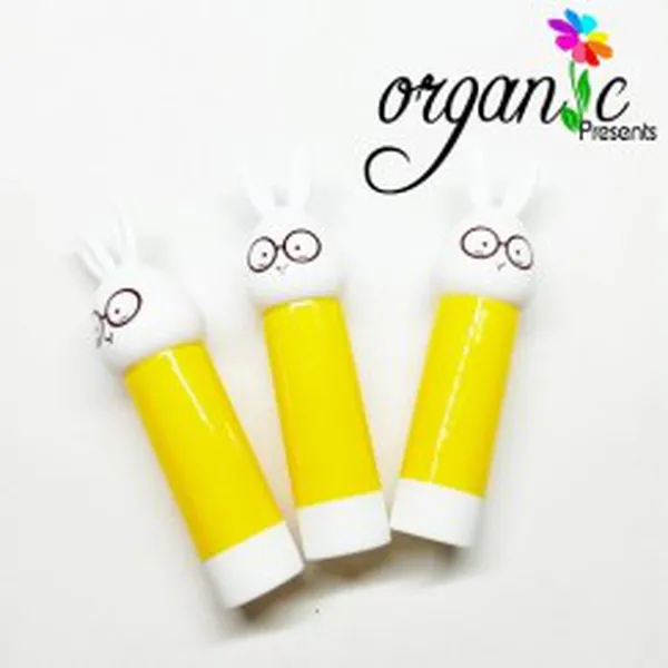 VỎ SON DƯỠNG MINI (TAI THỎ - VÀNG)