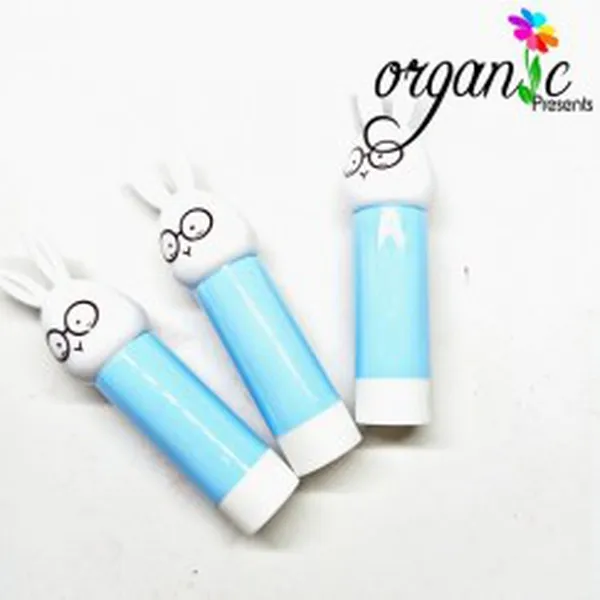 VỎ SON DƯỠNG MINI (TAI THỎ - XANH DƯƠNG)