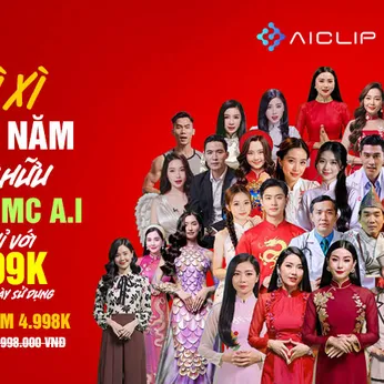AiClip với hơn +200 MC A.I 