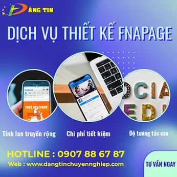Dịch vụ tạo fanpage, thiết kế fanpage bán hàng chuyên nghiệp trên toàn quốc