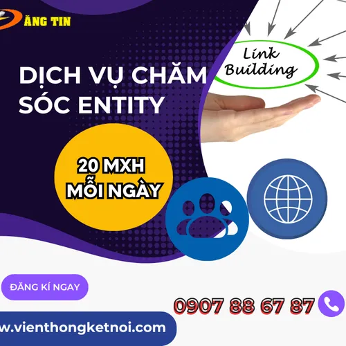 Dịch vụ chăm sóc entity - Bổ trợ SEO web [Tối ưu website - 0907886787]