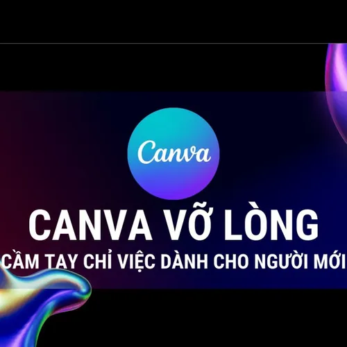 Khóa học canva vỡ lòng