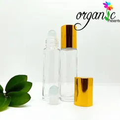 CHAI BI LĂN THỦY TINH TRONG SUỐT (NẮP VÀNG TRƠN)