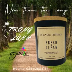 NẾN THƠM THỦ CÔNG - MÙI HƯƠNG FRESH & CLEAN TRONG LÀNH