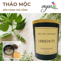 NẾN THƠM THỦ CÔNG - MÙI HƯƠNG LONGERITY THẢO MỘC
