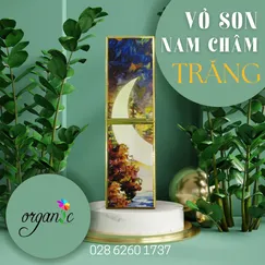VỎ SON HANDMADE (NAM CHÂM - TRĂNG)