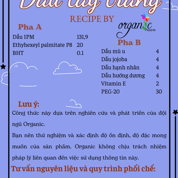 PEG 20 - NHŨ HOÁ CHO DÒNG TẨY TRANG