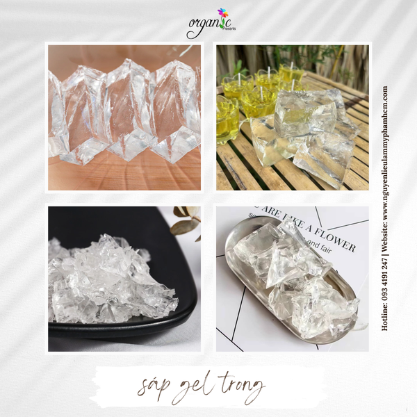 SÁP NẾN DẠNG GEL TRONG SUỐT (DẠNG CỨNG)