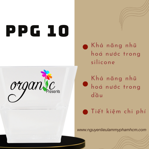 PPG 10 - CHẤT NHŨ HOÁ 2 IN 1 W/O & W/Si