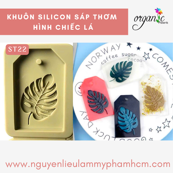 KHUÔN SÁP THƠM (HÌNH CHIẾC LÁ - ST23)