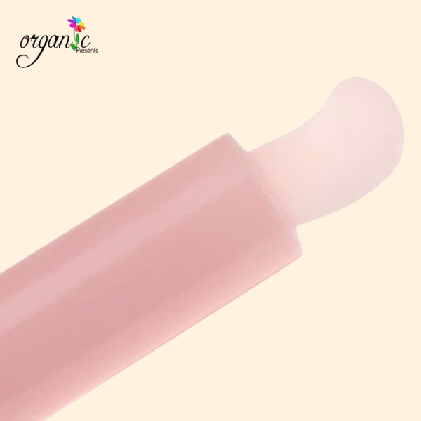 HŨ ĐỰNG SON NẤM HỒNG KÈM CỌ SILICONE
