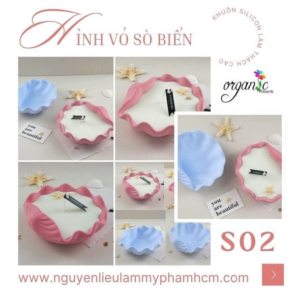 KHUÔN SILICON HÌNH VỎ SÒ 2 (SO2)