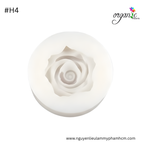 KHUÔN SILICONE HÌNH HOA HỒNG (H4)