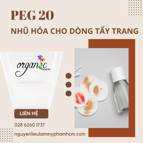 PEG 20 - NHŨ HOÁ CHO DÒNG TẨY TRANG