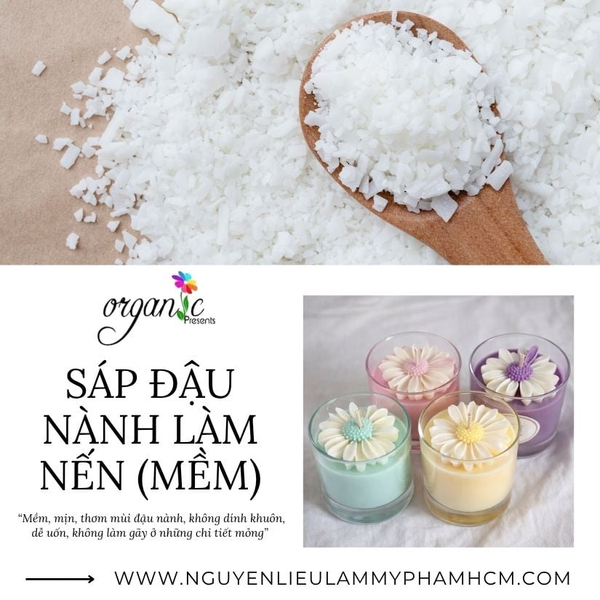 SÁP ĐẬU NÀNH LÀM NẾN (MỀM)