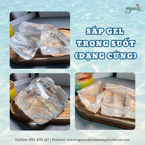 SÁP NẾN DẠNG GEL TRONG SUỐT (DẠNG CỨNG)