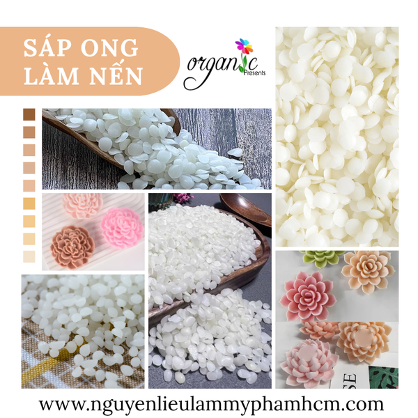 SÁP ONG LÀM NẾN THƠM