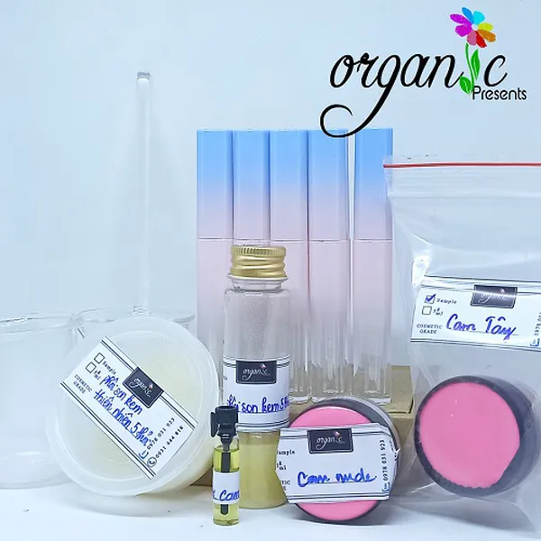 BỘ KIT LÀM SON KEM THIÊN NHIÊN HANDMADE