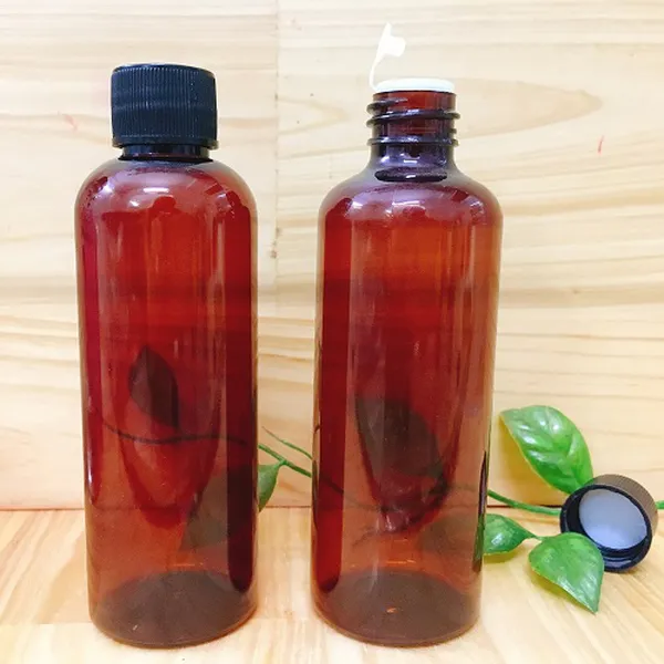 CHAI NẮP VẶN 100ML CÓ NÚT NHỎ GIỌT (NÂU)