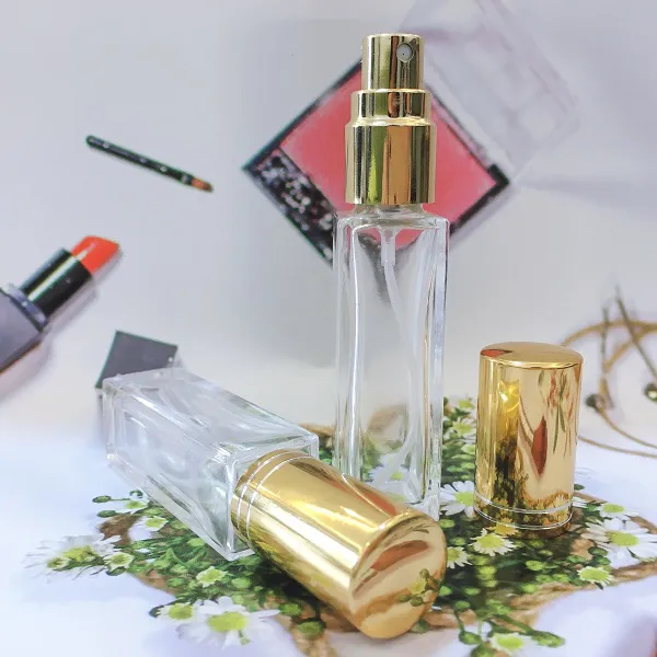 CHAI THỦY TINH PHUN SƯƠNG 10 ML (TRỤ VUÔNG)