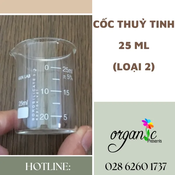 CỐC THỦY TINH 25 ML (LOẠI 2)