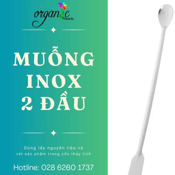 MUỖNG INOX 2 ĐẦU
